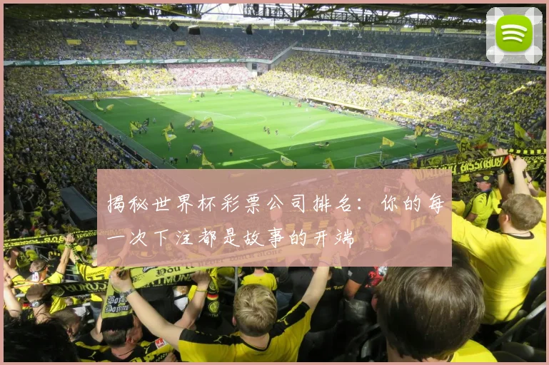 揭秘世界杯彩票公司排名:你的每一次下注都是故事的开端