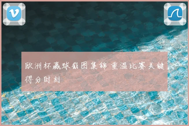 欧洲杯赢球截图集锦 重温比赛关键得分时刻