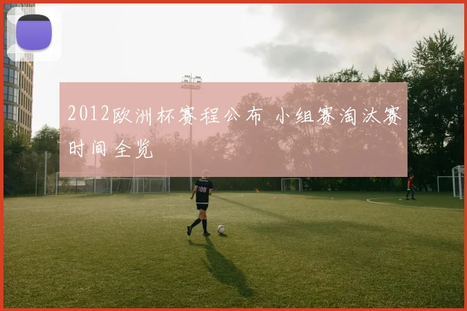 2012欧洲杯赛程公布 小组赛淘汰赛时间全览